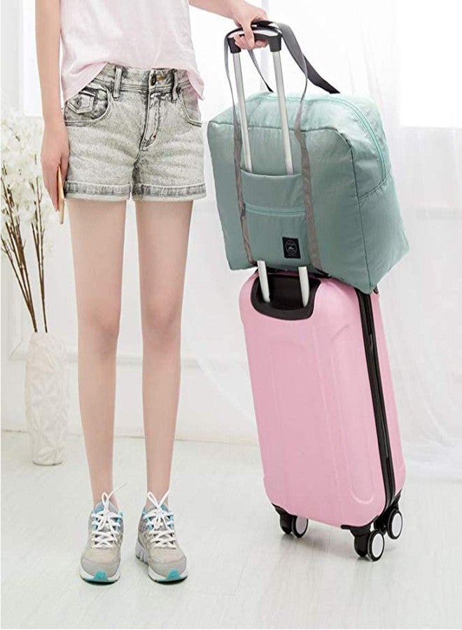 Zerolex Travel Foldable Nylon Duffle Tote Bag Portable Waterproof Handbag Folding Sport Weekend Shopping Luggage Bag Gym Sports Bag for Women Girl 32 L (Multicolor)(Pack of-1) - Image 5